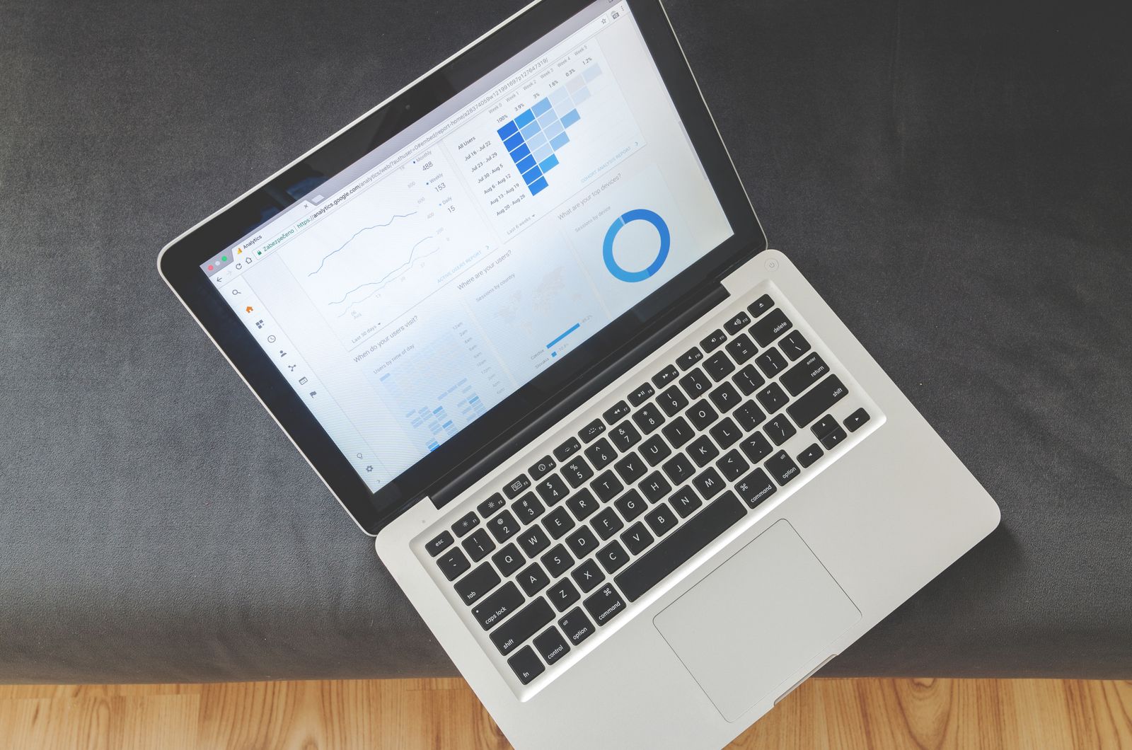 Laptop showing code during a web development sprint